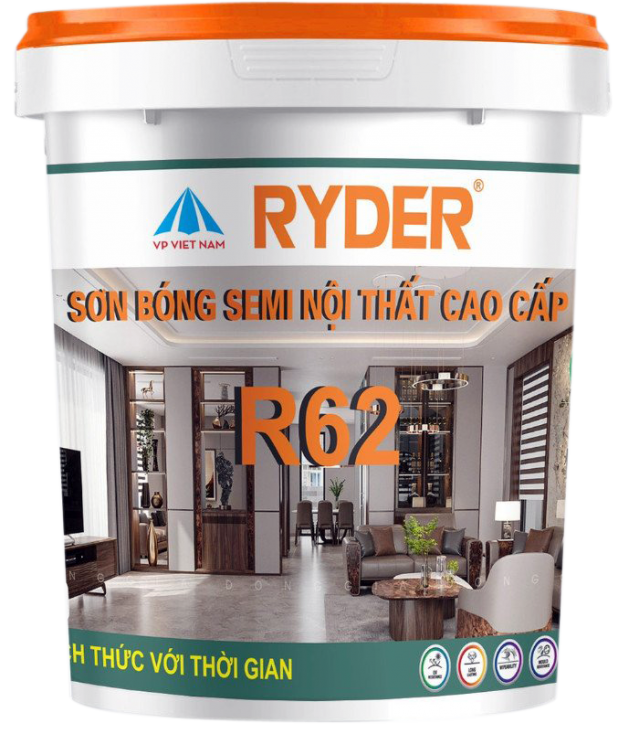 RYDER- SEMI: Sơn bóng semi nội thất cao cấp 5 lít VP82NO5L( Mã mới R62)