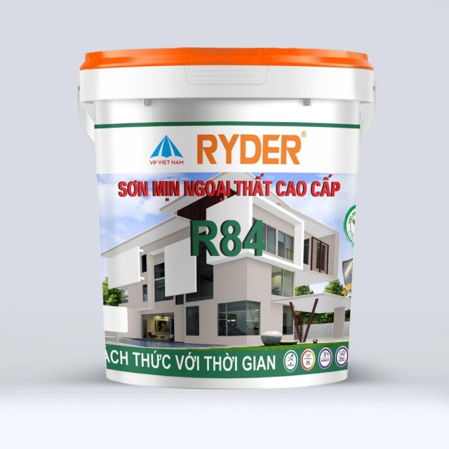 RYDER - HI - SHIELD: Sơn mịn ngoại thất cao cấp  18 lít (VP84NG18L) Mã mới R84