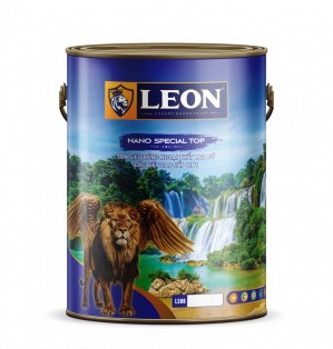 LEON: Sơn siêu bóng ngoại thất men sứ đặc biệt cao cấp 8in1