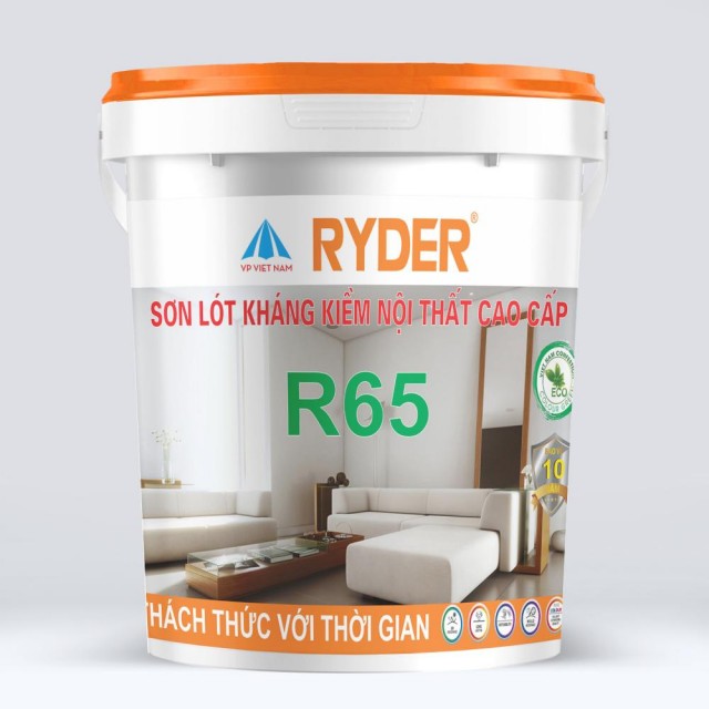 RYDER - SEALER PRO: Sơn lót kháng kiềm nội thất cao cấp  18 lít (VP86NO18L) Mã mới R65